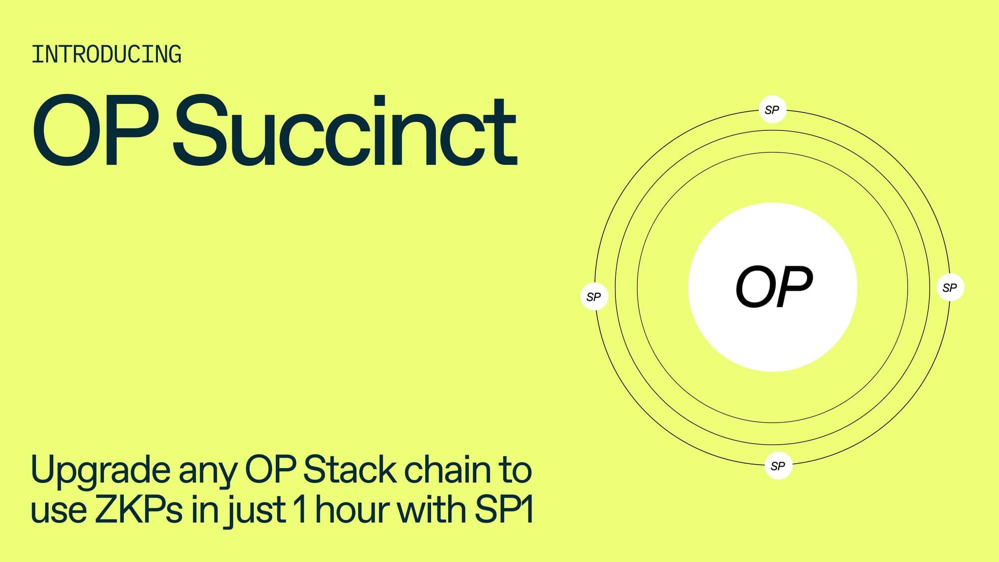 OP Stack 的进阶之路：OP Succinct 解锁 ZK Rollup 潜力