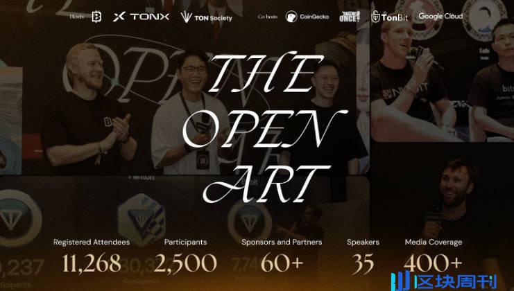 Blum、TONX、TON Society主办「The Open Art」吸引破万人参与，成Token2049周最大盛事