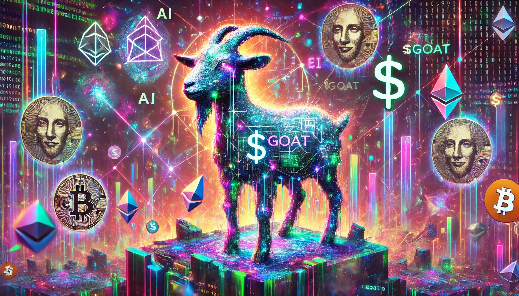 詭異 AI 實驗誕生的迷因幣 GOAT：AI 計畫用迷因幣賺錢，成為最強大的 Shilling 機器