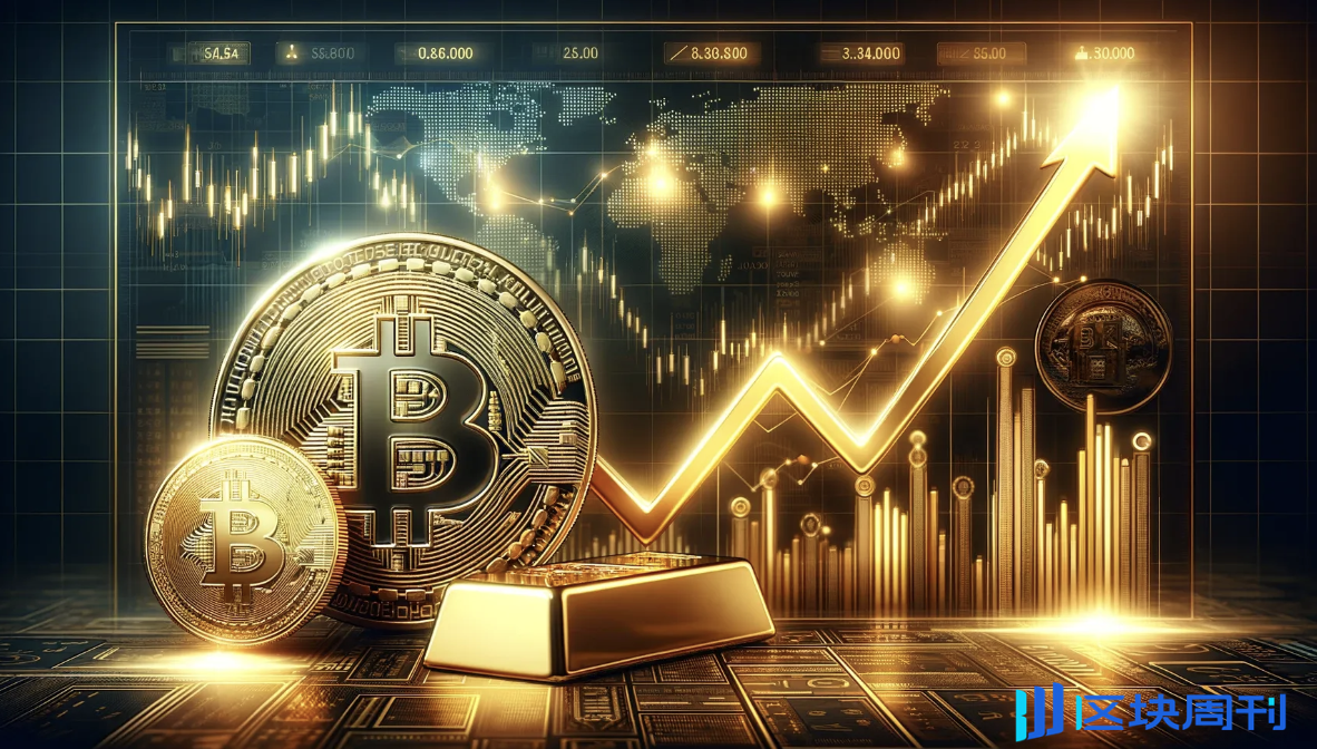 美国比特币ETF 首年持有量已超过黄金持有量的一半-区块周刊BlockWeeks