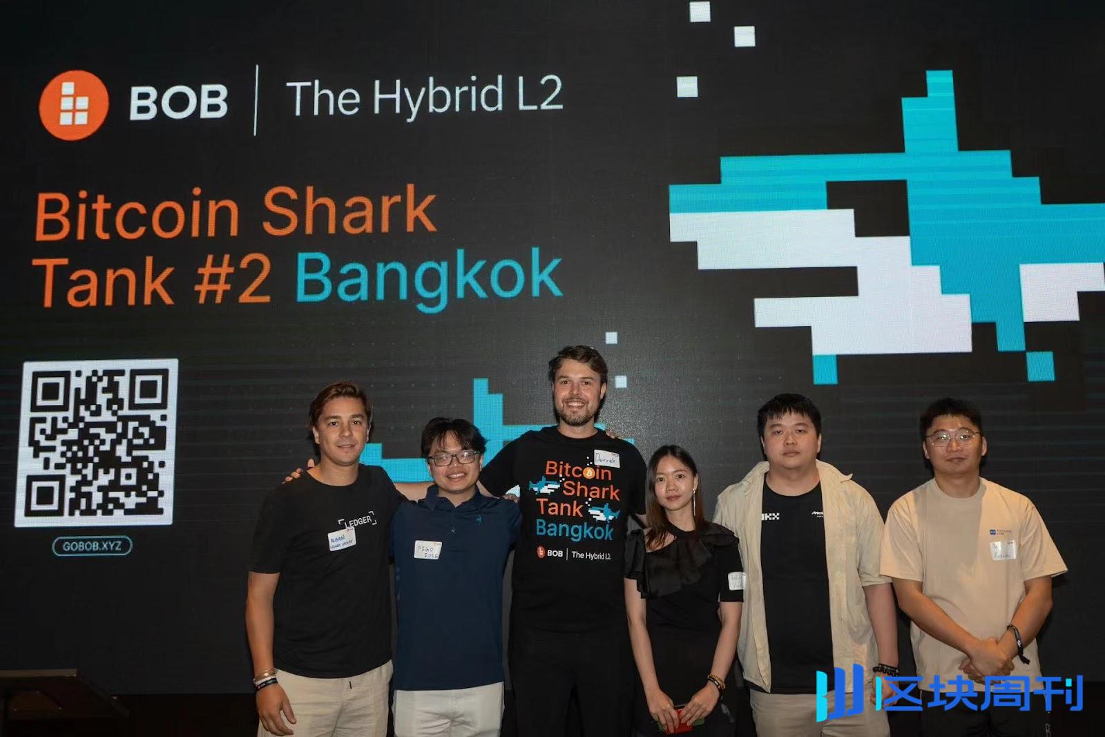 比特币 L2 BOB 在曼谷成功举办創智贏家活动 Shark Tank（第二期），Coffer Network 夺冠