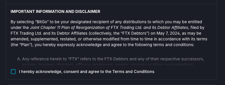 FTX 賠償程序 Step 8. 分配：選擇供應商，絕對必須注意事項