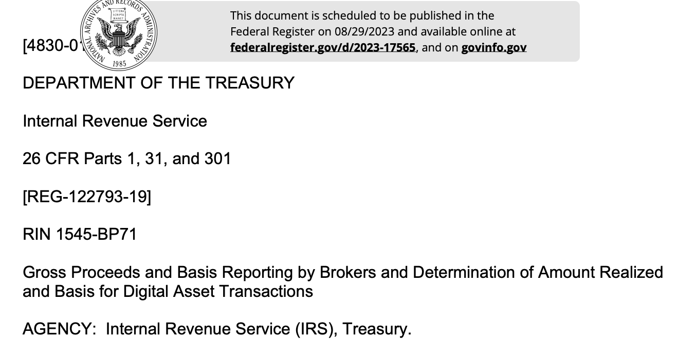 美國 IRS 深夜新規引爆 DeFi 危機！DeFi 業者聯合提告捍衛創新，a16z : 財政部已越權