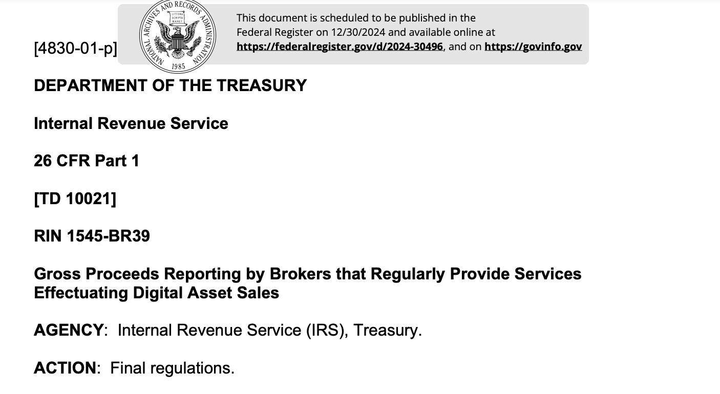 美國 IRS 深夜新規引爆 DeFi 危機！DeFi 業者聯合提告捍衛創新，a16z : 財政部已越權