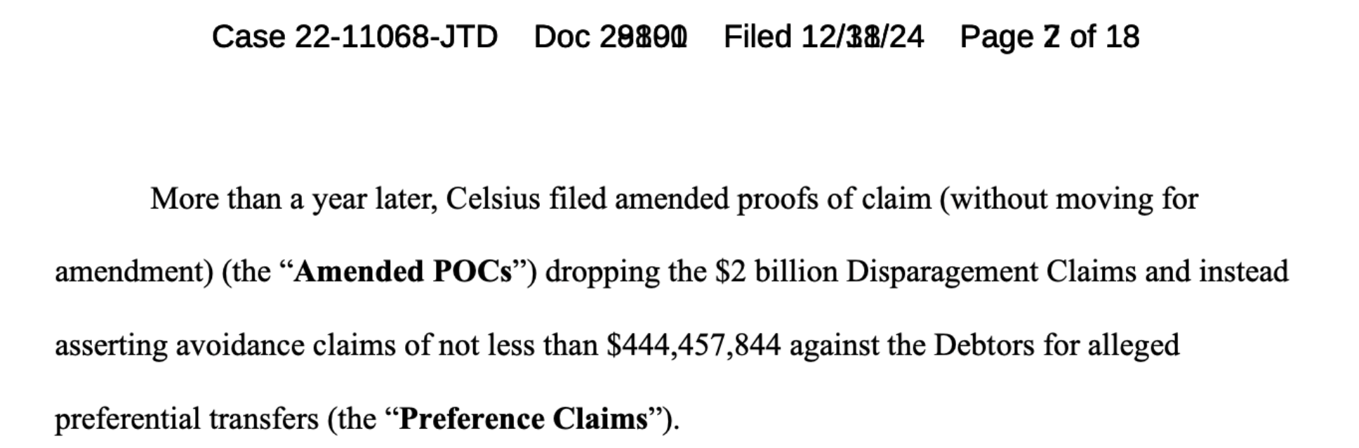 FTX 破產案波折不斷：Celsius 不服法院裁定，為 4.44 億美元索賠案再度上訴