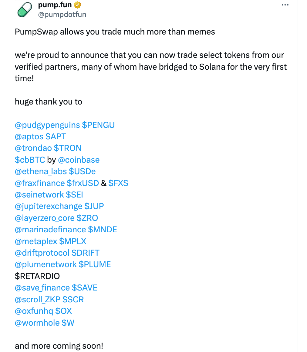 Meme 退潮，Pump.fun 自救： PumpSwap 能否撑起未来业务？