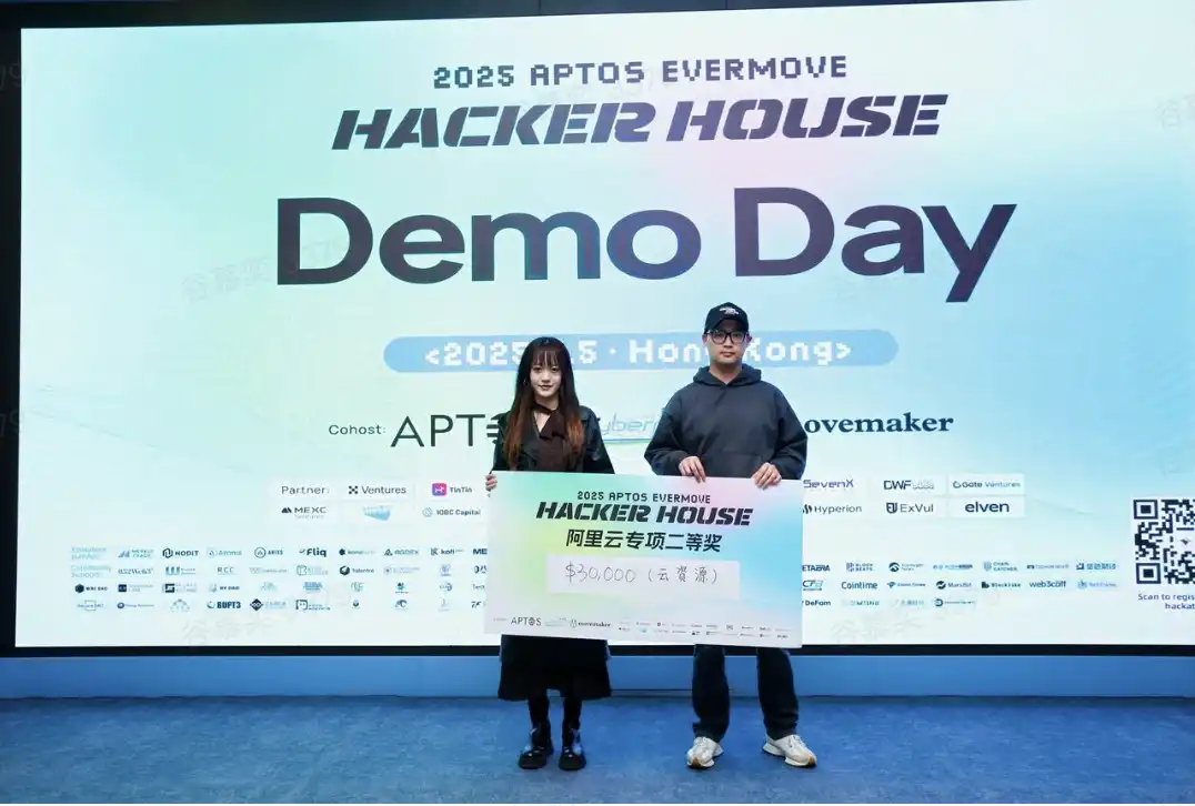 获奖名单公布｜Aptos Evermove HackerHouse Hong Kong 2025圆满落幕！