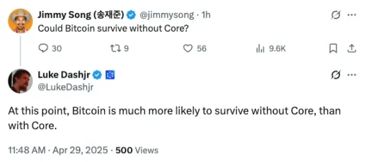 假如没了 Core，比特币还能存活吗？