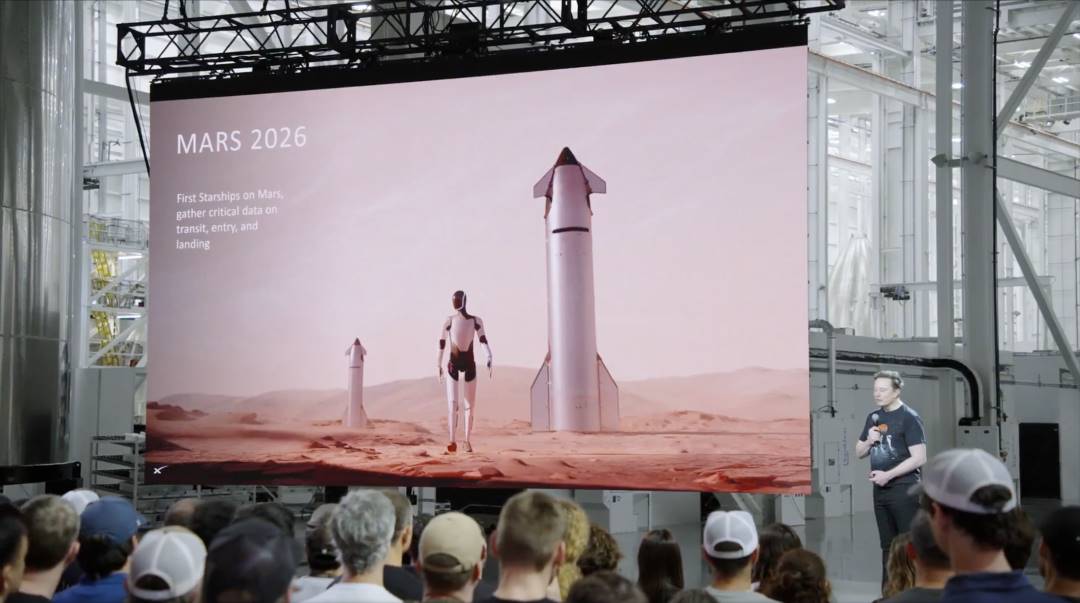 马斯克最新演讲：火星或成地球救星，特斯拉机器人明年前往，人类文明结构将改写