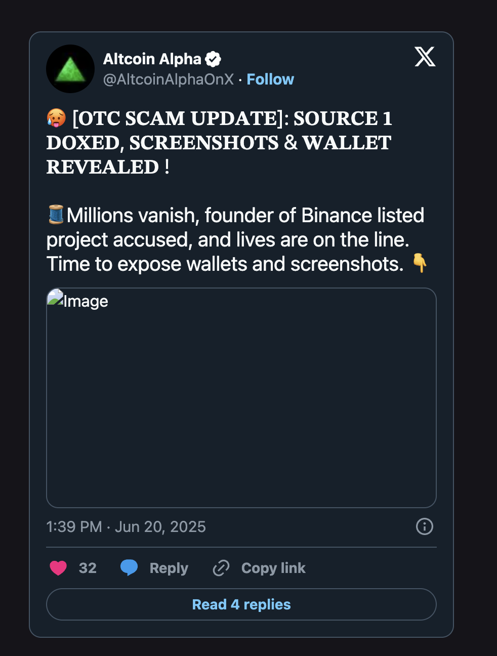 5,000 万美元 OTC 加密骗局：知名代币卷入，VC 与鲸鱼难逃一劫