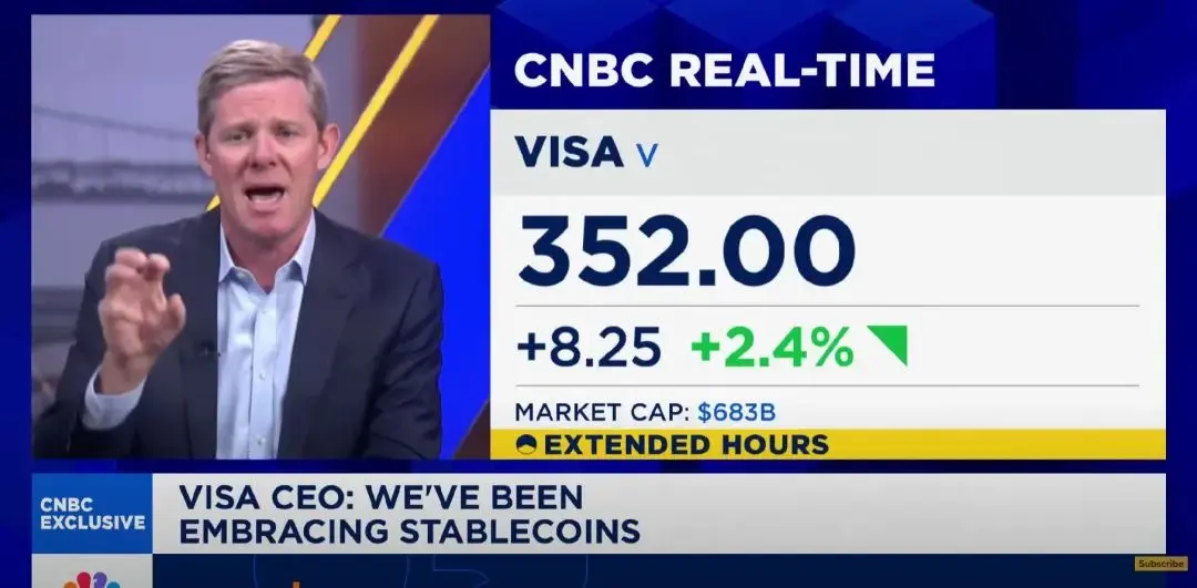 春江水暖鸭先知，Visa对于稳定币下一阶段的理解