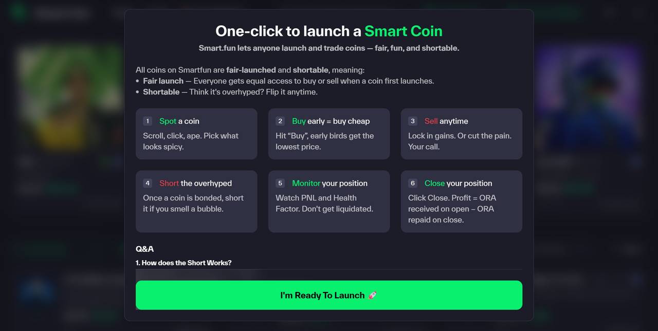Smart.fun：趋势捕捉 + 智能做空，AI 赋能下的 Launchpad 新玩法