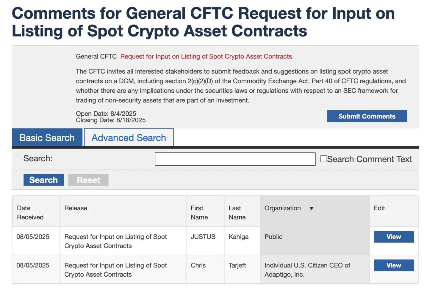 CFTC 发起「加密冲刺」，为现货加密资产打开合规通道