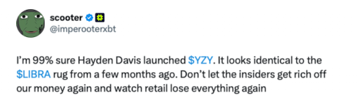 这一次，侃爷带着他的 $YZY 站在了加密风口浪尖