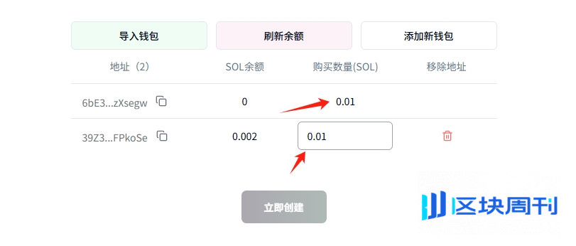 BonkFun创建代币教程：捆绑8个小号地址同步买入