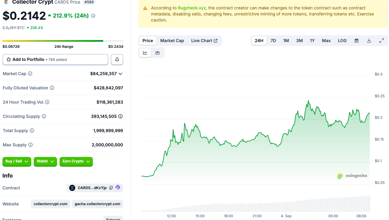 CARDS 日涨 260% 背后的加密卡牌市场：当宝可梦遇上区块链