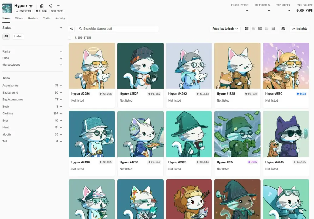 ​​Hypurr NFT：价值6万美元的社区身份象征，点击就送？