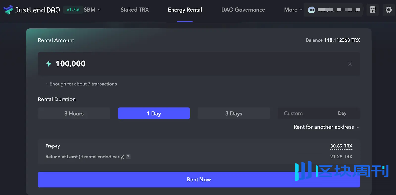 TRON 链资产收益教程