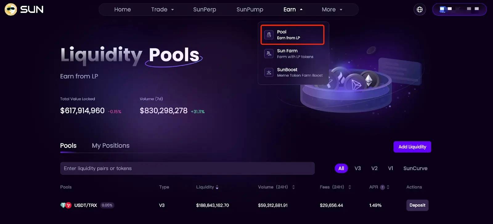 TRON 链资产收益教程