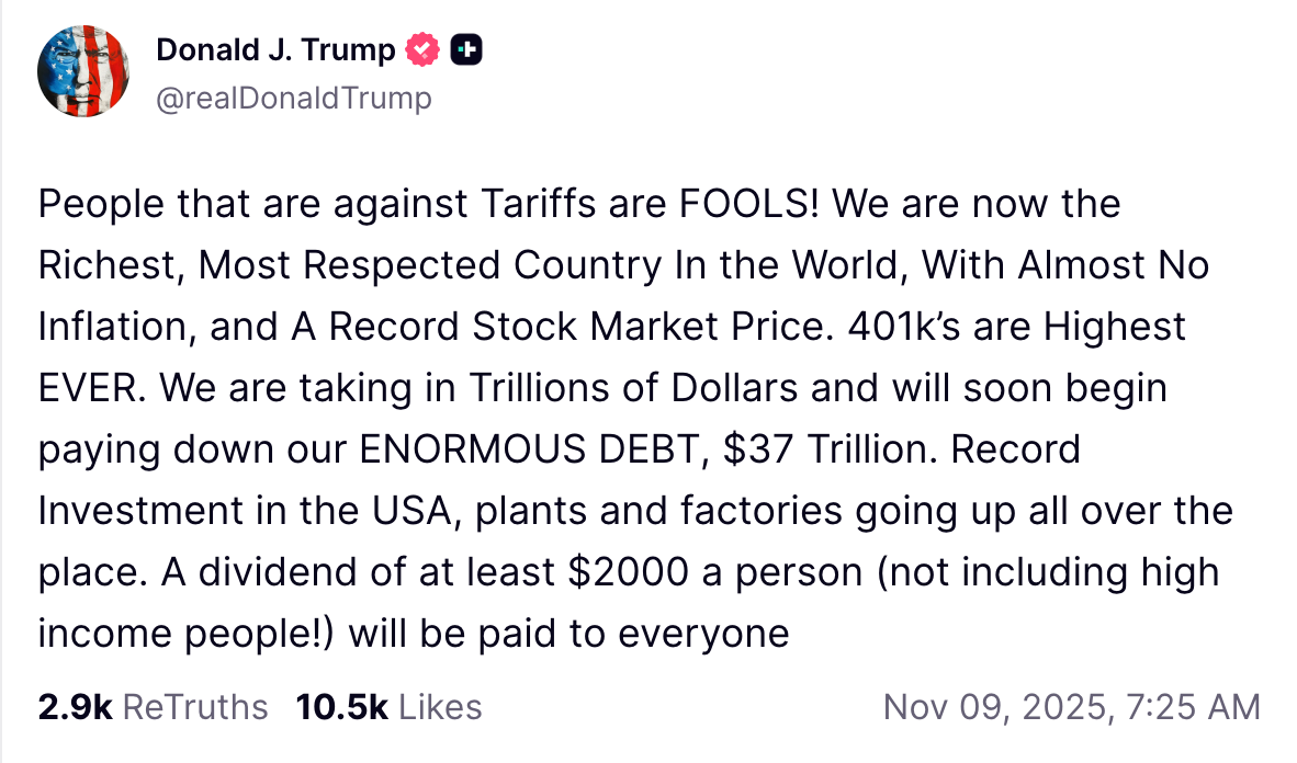 tariff