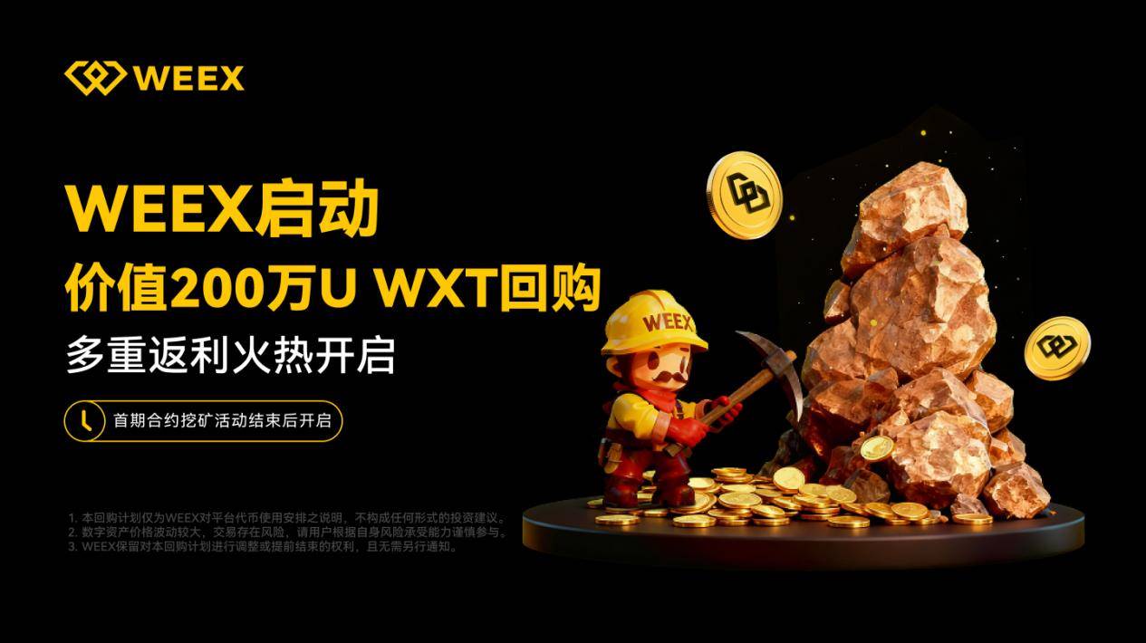 WXT 生态再升级：合约挖矿+200 万美元回购双重赋能