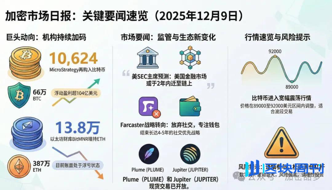 12月9日：BTC、ETH、WET 、MERL 、STABLE行情分析