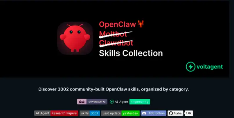 OpenClaw深度调研：3002个社区技能的筛选逻辑与生态全景