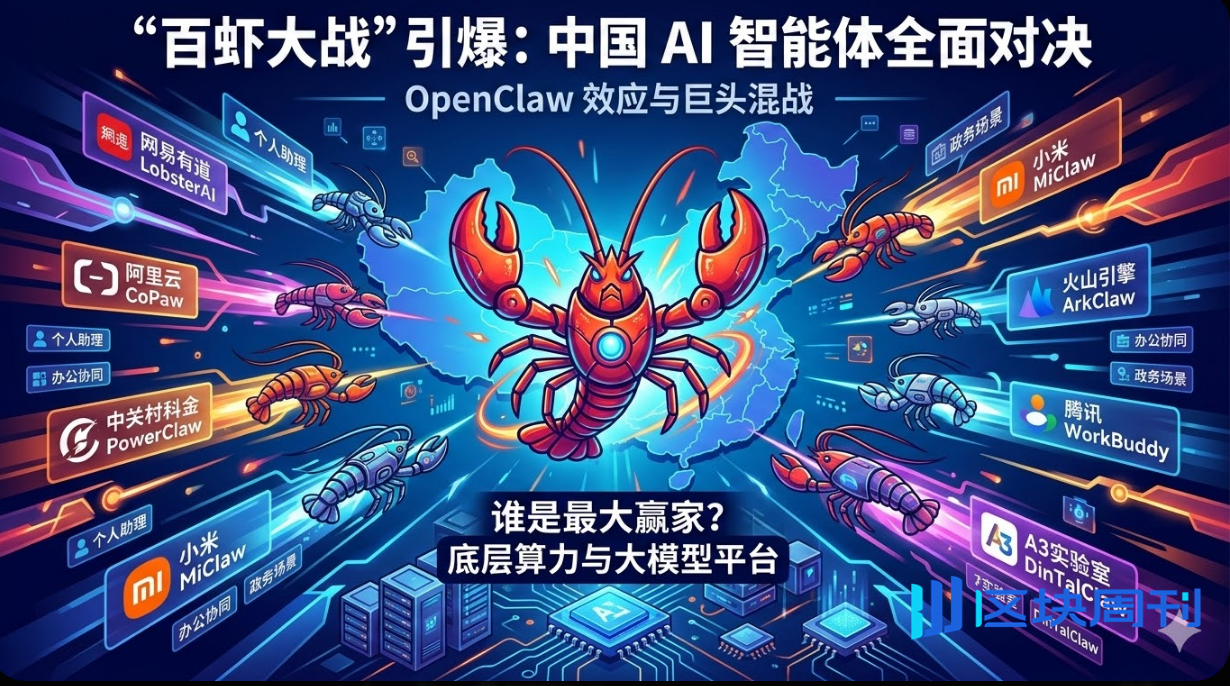 互联网上演OpenClaw“百虾大战”：网易、腾讯、字节等扎堆上线AI智能体产品