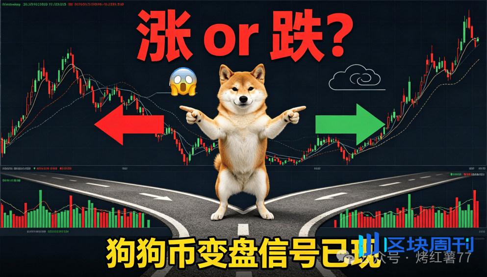 狗狗币即将变盘!DOGE接下来是涨还是跌?
