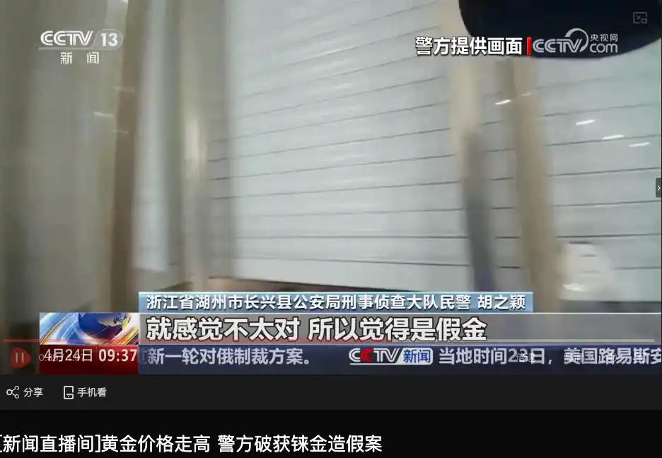 铼金造假，黄金也有自己的山寨币