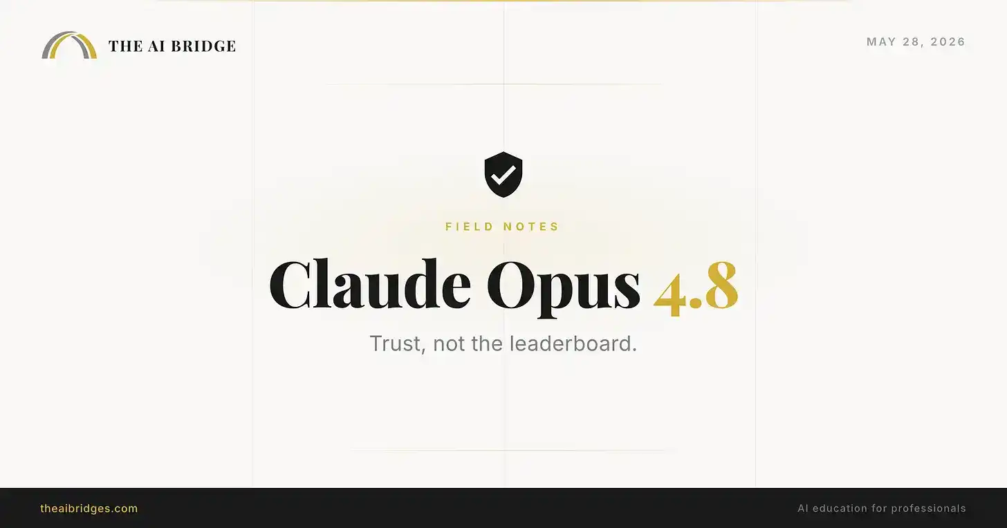 Claude Opus4.8发布,Anthropic开始把「可信」做成产品卖点