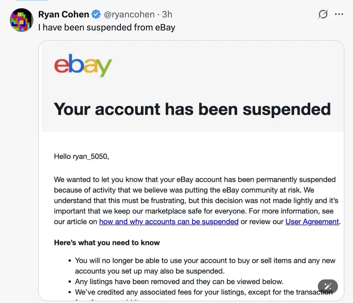 GameStop CEO 卖袜子：560 亿美元收购 eBay，从一双袜子开始崩盘