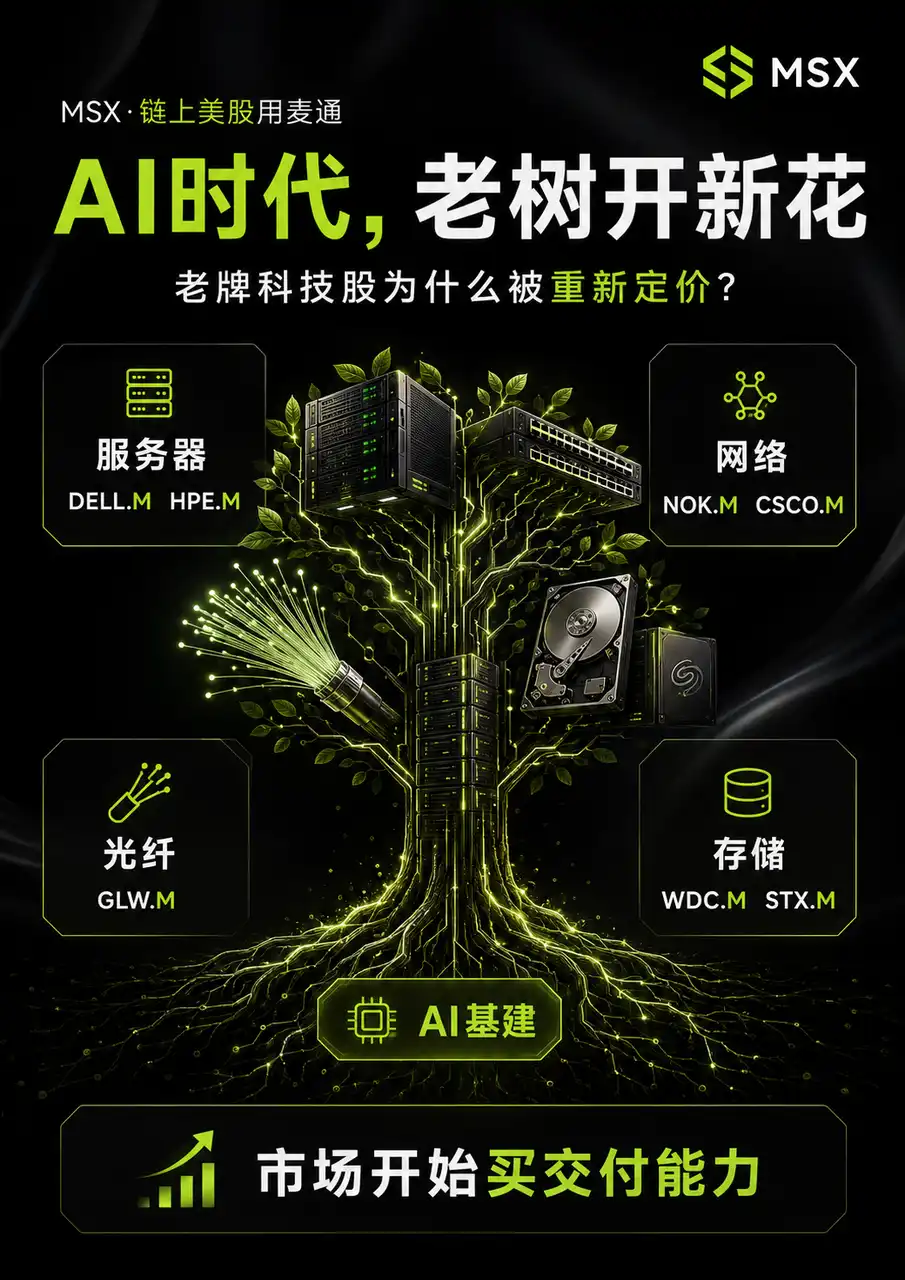 「老登股」变「新贵」：从戴尔到诺基亚，AI 如何重估旧基础设施？