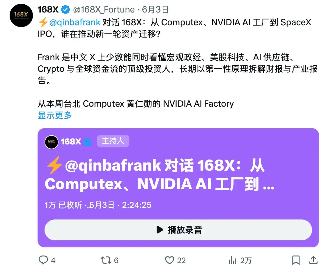 美股回调预警：AI真正风险是什么？一文看透软件股、光互连、SpaceX与比特币的资金新走向
